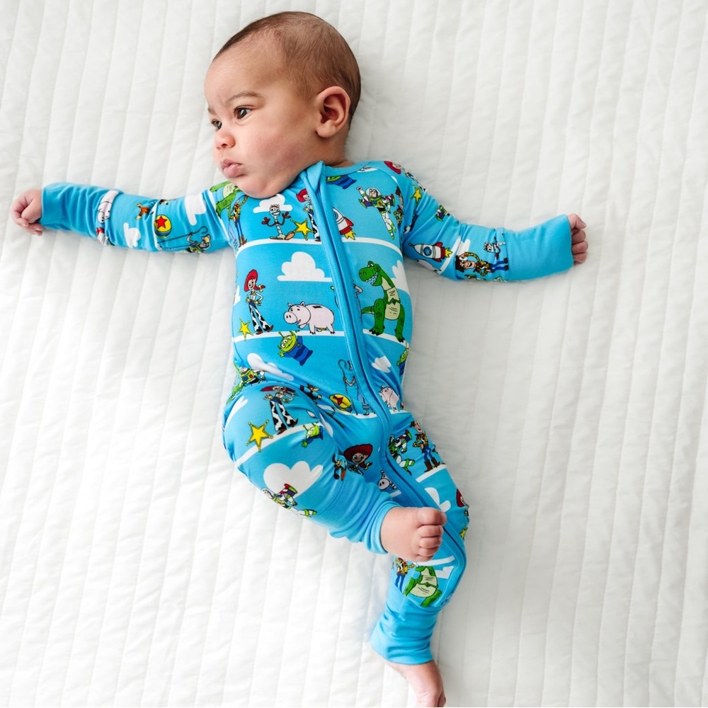 Little Sleepies Disney Pixar Toy Story Adventure Bamboo Zippy Size 0-3 Months